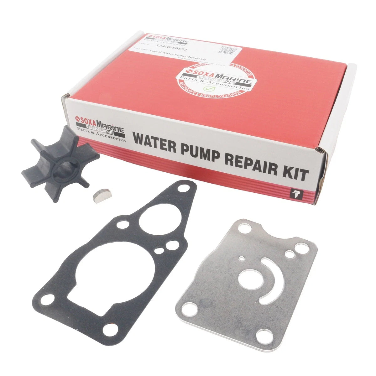 Water Pump Impeller Repair Kit for Suzuki Marine DT 4HP 5HP (17400-98651, 18-3260)