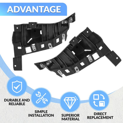 2X Bumper Support Brace Mount Bracket for Jeep Cherokee (2014–2018) CON-A000000789, CH1043108, CH1042108