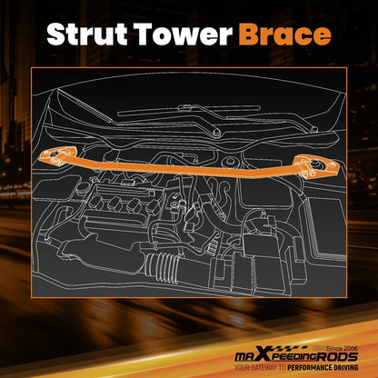 Front Upper Strut Tower Brace Bar for BMW E36 328i 325is 325i 323is 318i (1992–1998)