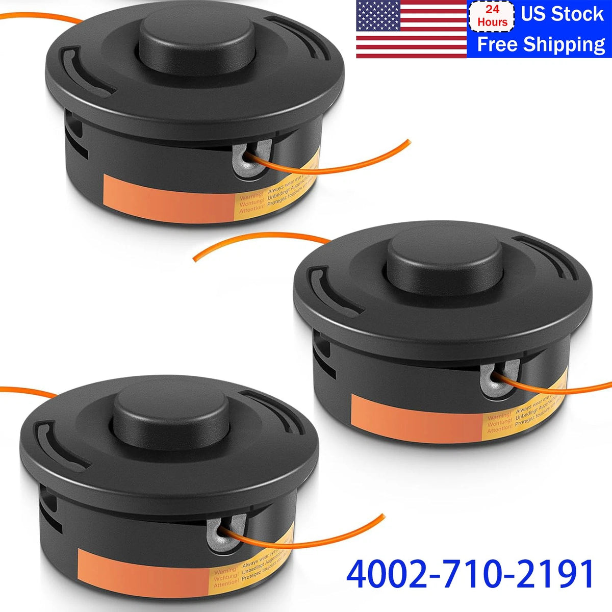 3-Pack Trimmer Head Replacement for Stihl FS90 FS90R FS55 FS56RC