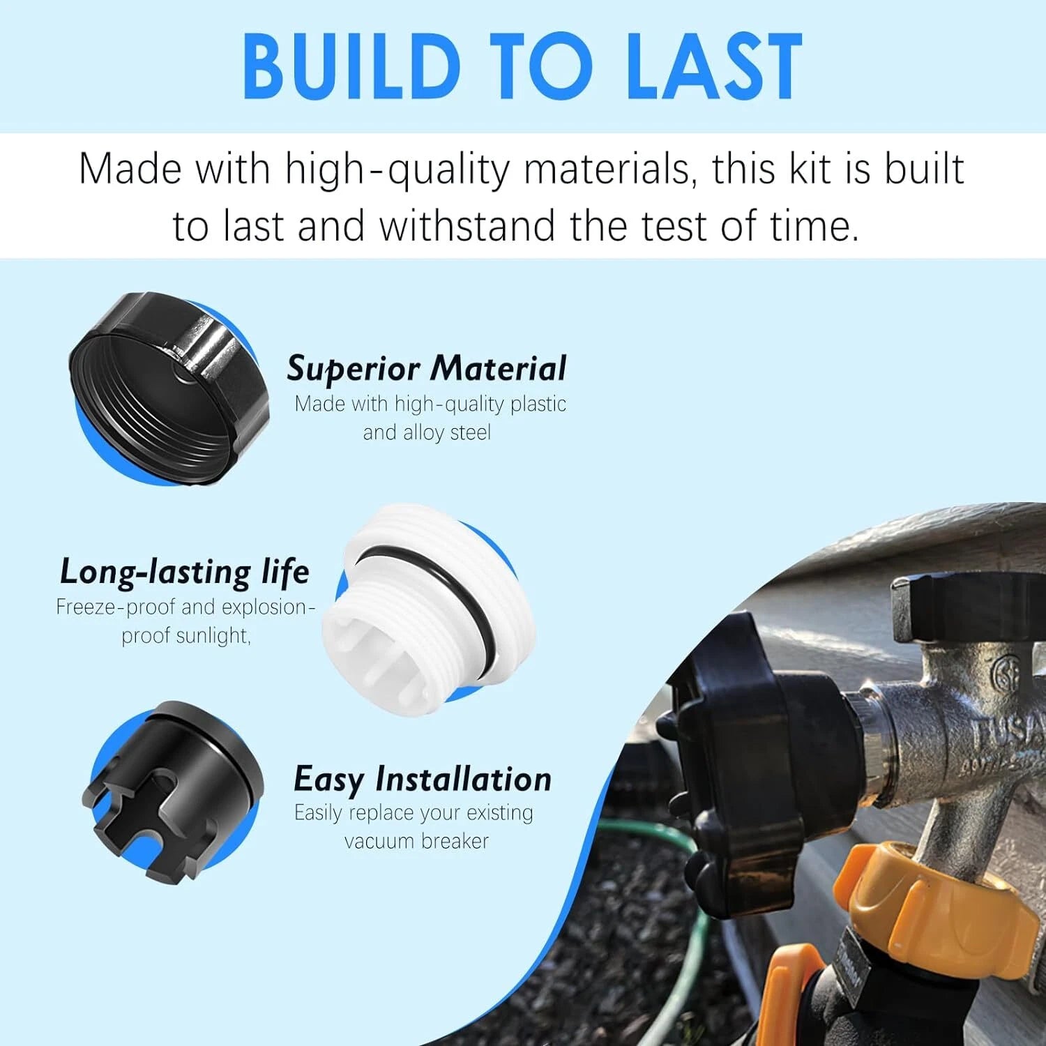 Vacuum Breaker Kit for Traditional Anti-Siphon
