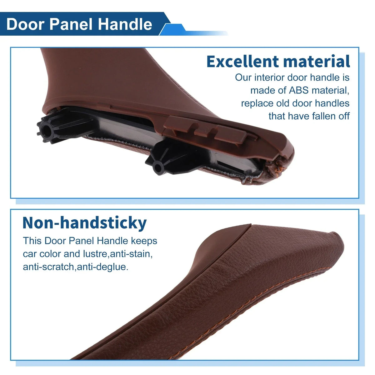 Inner Door Panel Handle for BMW F10 F11 F18 (2010 - 2017) Wine Red