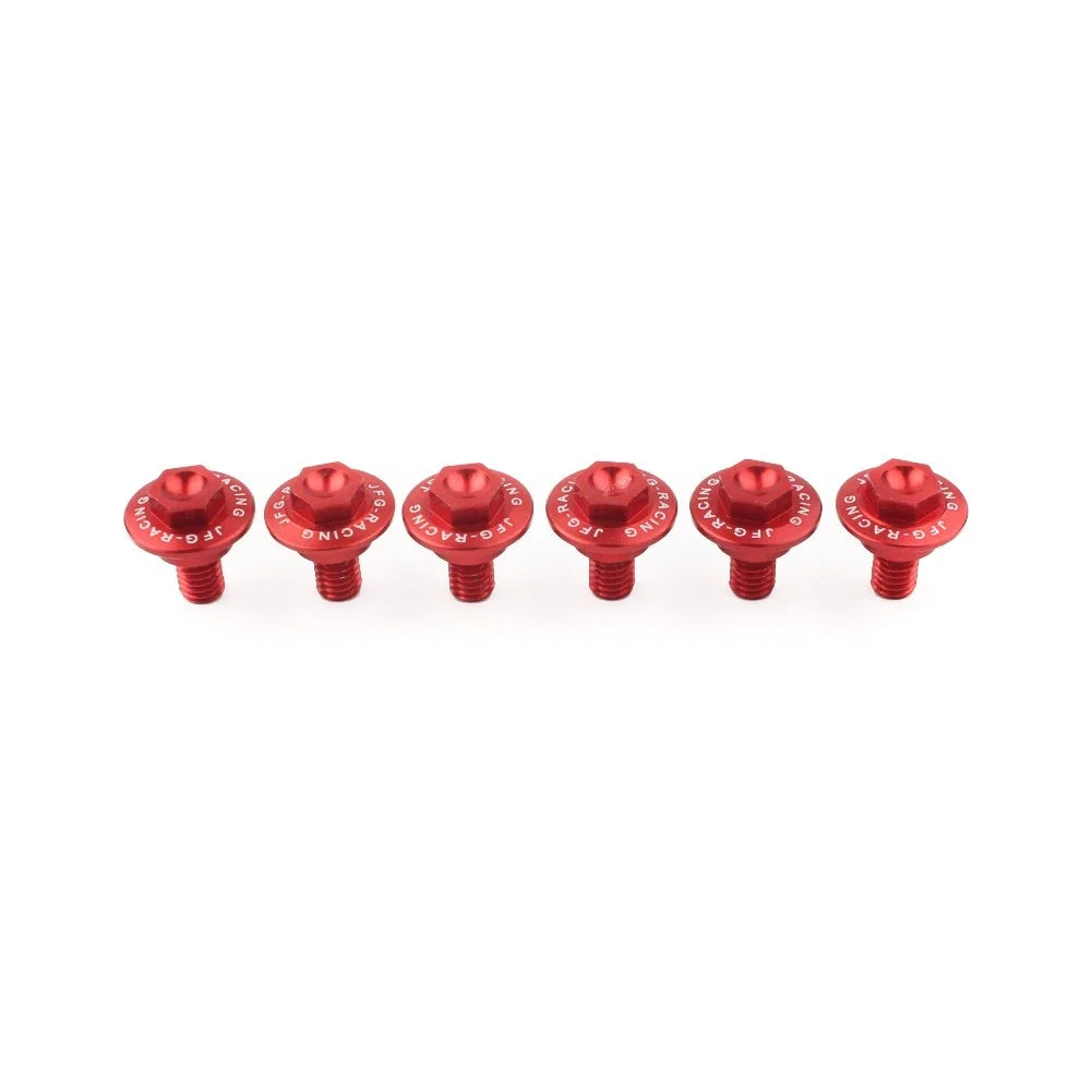 6x CNC Front Fork Guard Bolts for Honda CR125 CR250 CRF250R CRF250X CRF450R