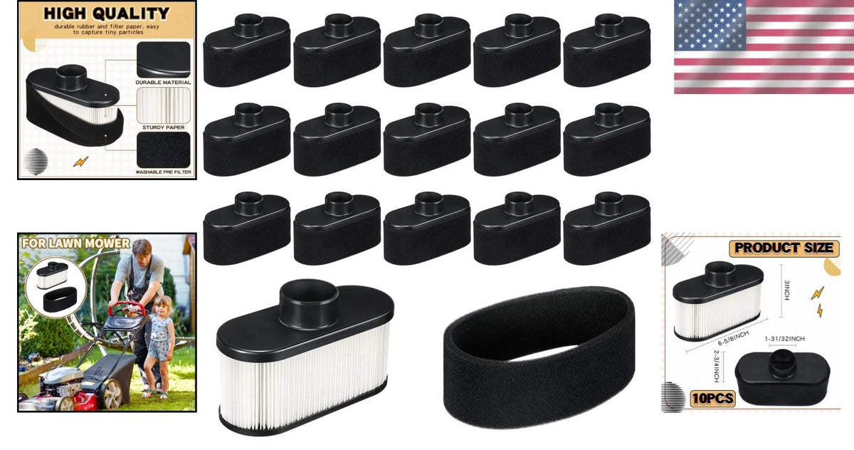 10X Easy Install Air Filter for Engine Care (Universal Fit)
