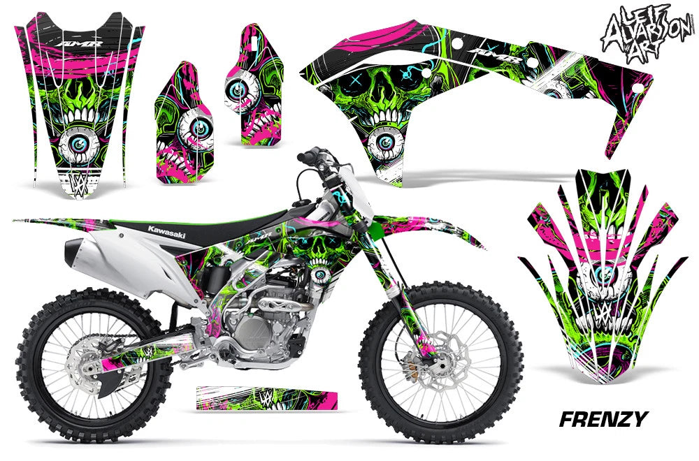 Graphic Stickers Decals for Kawasaki KX250F (2017–2020)