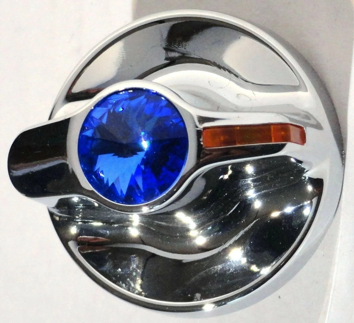 A/C Heater Knob Blue Jewel Amber Indicator for Kenworth (2002–2005) 41316