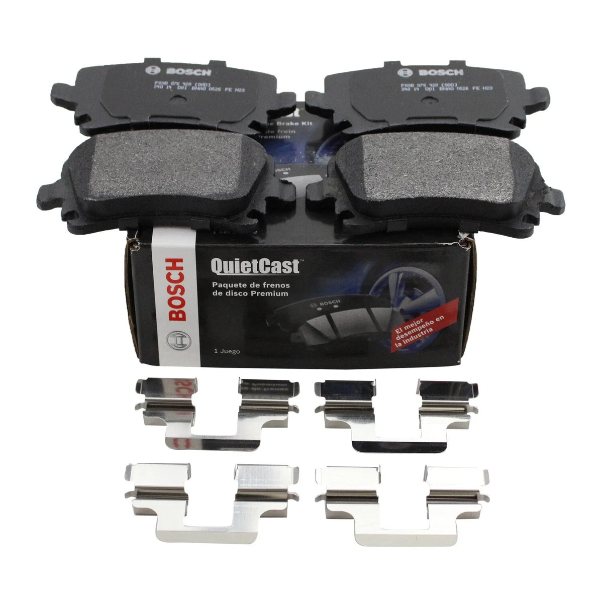 Set of 4 Rear Disc Brake Pads for Audi A3 (2008–2012) 1K0 698 451 H