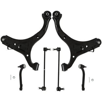 Set of 6 Front Lower Control Arms Tie Rods Sway Bars for Hyundai Kia (2010–2013)