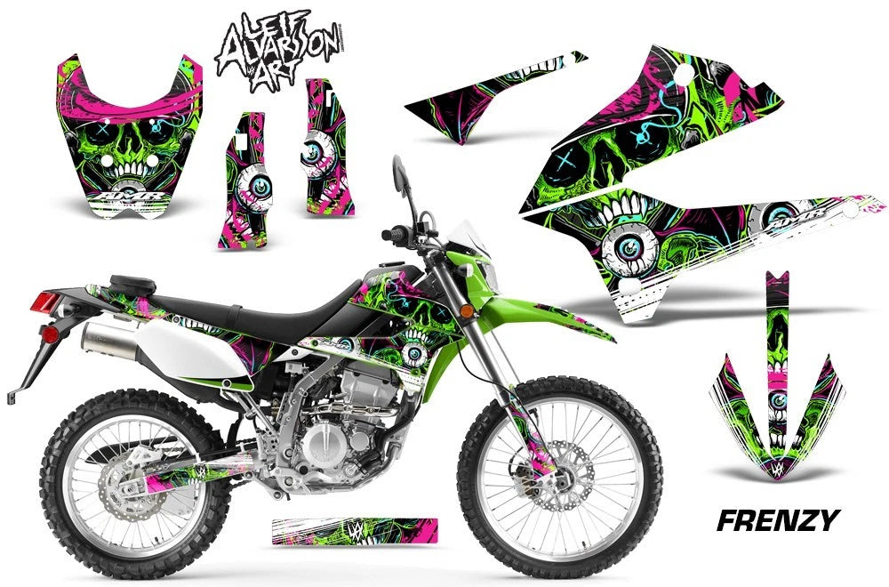 Graphic Stickers Decals for Kawasaki KLX250 D-Tracker (2008–2018)