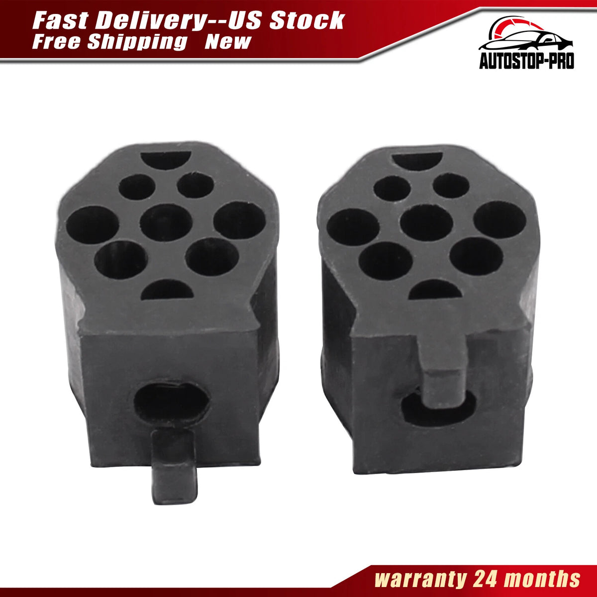 2X Upper Rubber Cushion Bushing for Chevrolet Cruze (2014–2018) 13306606