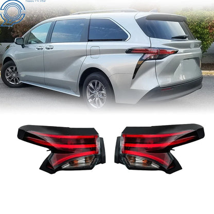 Set of 2 Tail Light Lamps for Toyota Sienna XSE Platinum Limited (2021–2023)