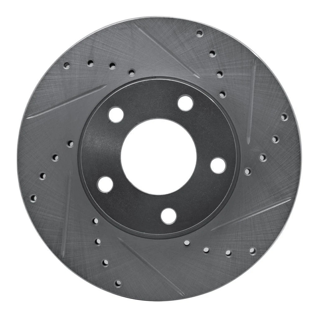 Set of 4 Slotted and Drilled Rotors for Mazda 3 (2004–2013) ALX-PAU-DF-7612-80002-CLA1