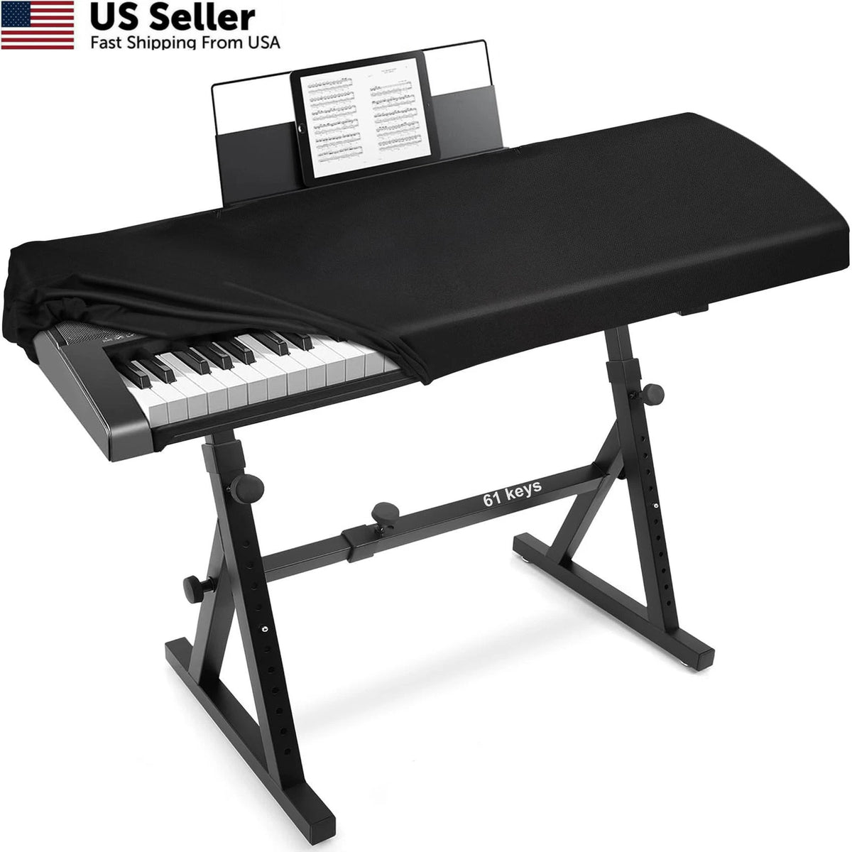 61 Keys Dust Cover for Explore Land Piano Keyboard (No Part Numbers)