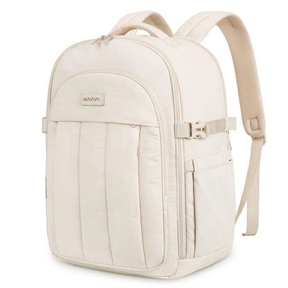 30L Travel Backpack for Women (16.93 x 11.81 x 9.45 inches) - Sand