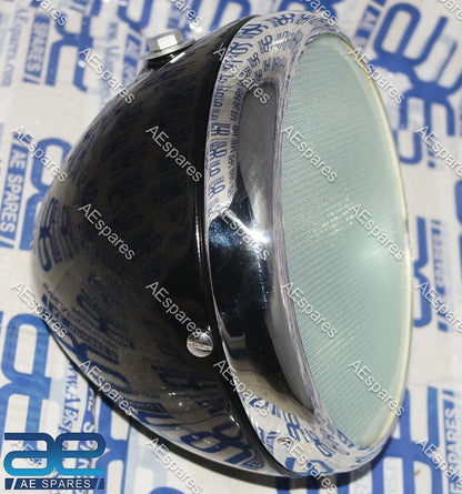 7" Black Headlight for Norton Triumph BSA Vincent AJS