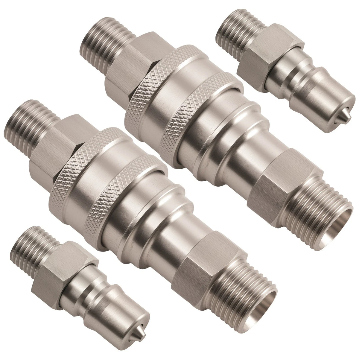 Set of 6 Hydraulic Quick Connects for Chinese Excavator M14-M16