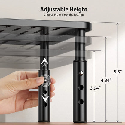Adjustable Monitor Stand for Laptop Desk (3 Heights)