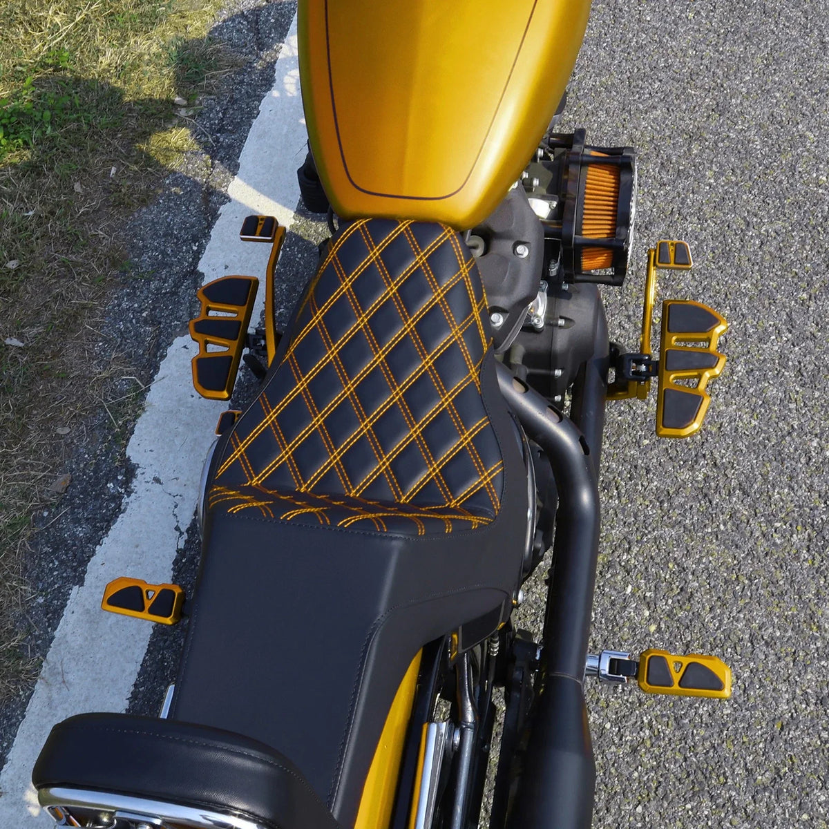 Passenger Footpegs Footrests for Harley Softail Street Bob (2018–2024)