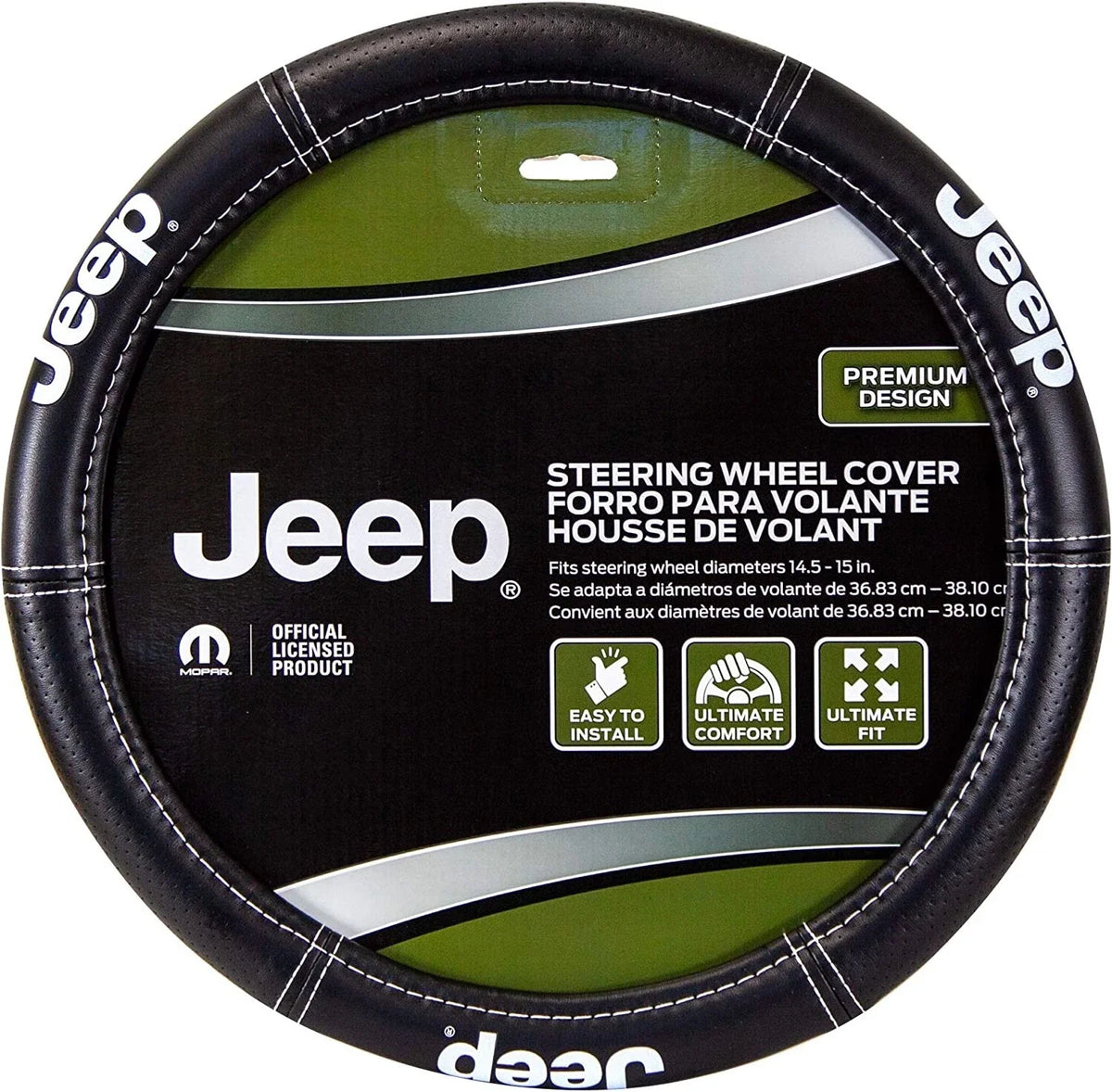 Steering Wheel Cover for Jeep (2007–2018) - Plasticolor 006695R01