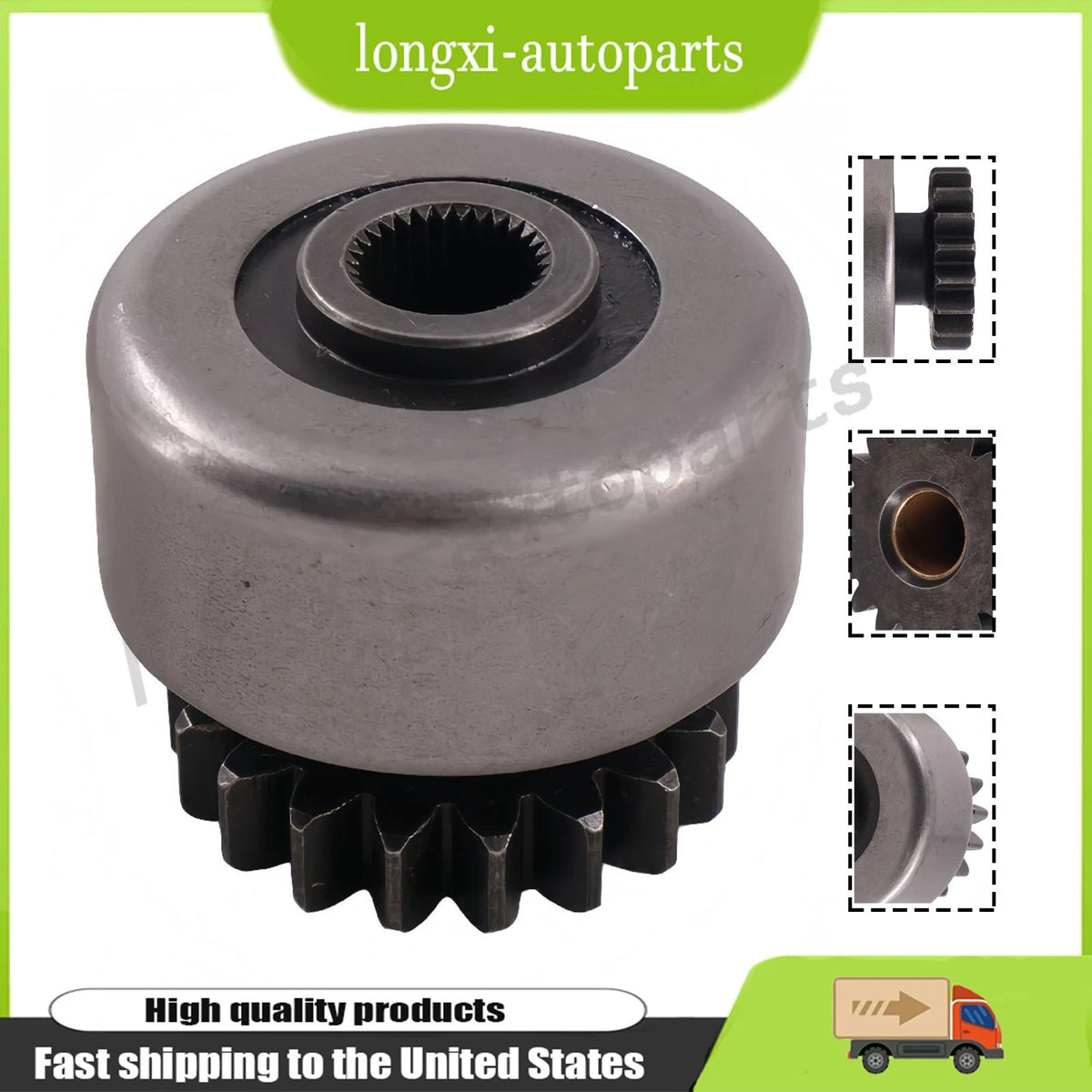 Starter Bendix Clutch for Yamaha Virago (1986–1999) 3LP-15570-00-00, 1TA-15570-00-00