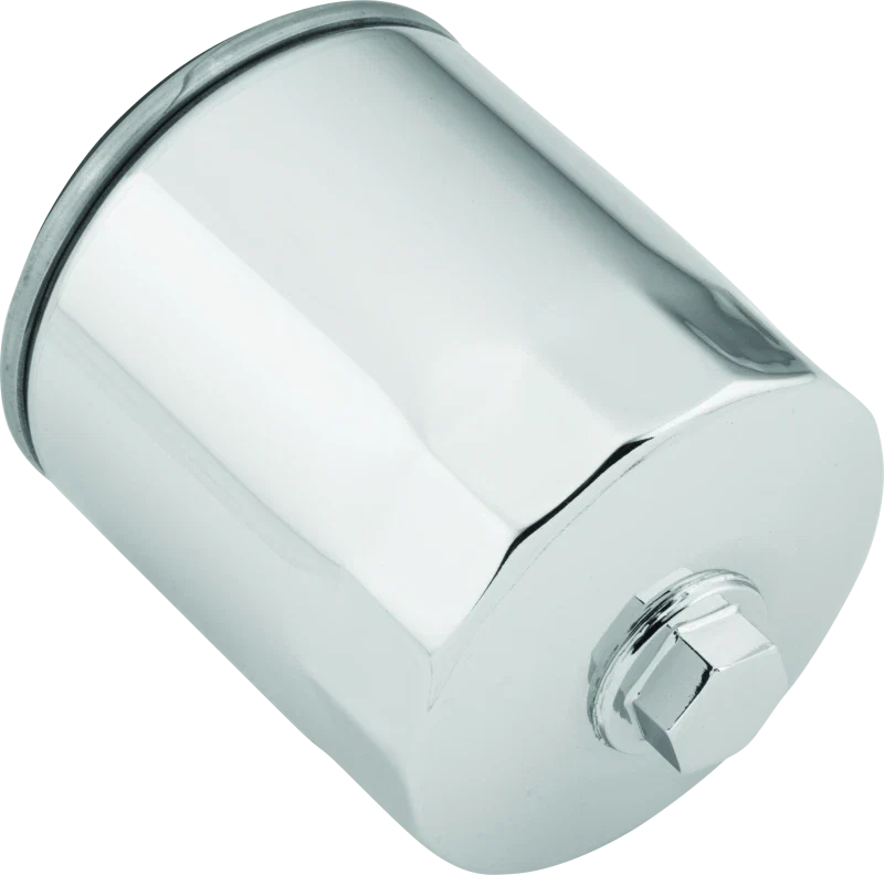 Twin Power Chrome Magnetic Oil Filter with Nut for Harley-Davidson (1999–2023)