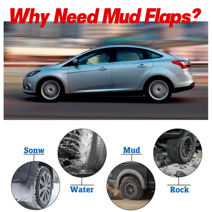 Splash Guards Mud Flaps for Ford Focus Sedan (2011–2018)