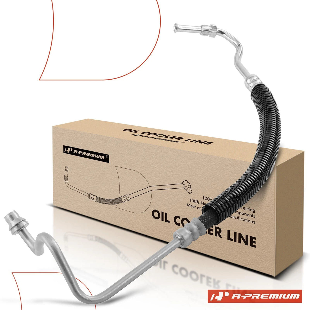 A-Premium Auto Trans Oil Cooler Hose for Chevy C2500 K3500 (1993–1995) 624-071
