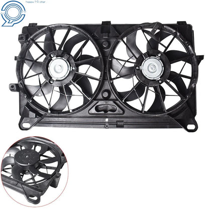 Radiator Condenser Cooling Fan for Silverado Yukon Sierra 5.3L 6.0L 6.2L 4.8L