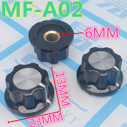 10Pcs Boss Style Knob for Guitars, Ham Radios & FX Pedals