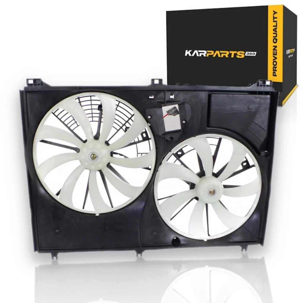 Radiator and A/C Condenser Fan Assembly for Toyota Highlander (2014–2019) GLX-CFTC100-CL360A1, TO3115187