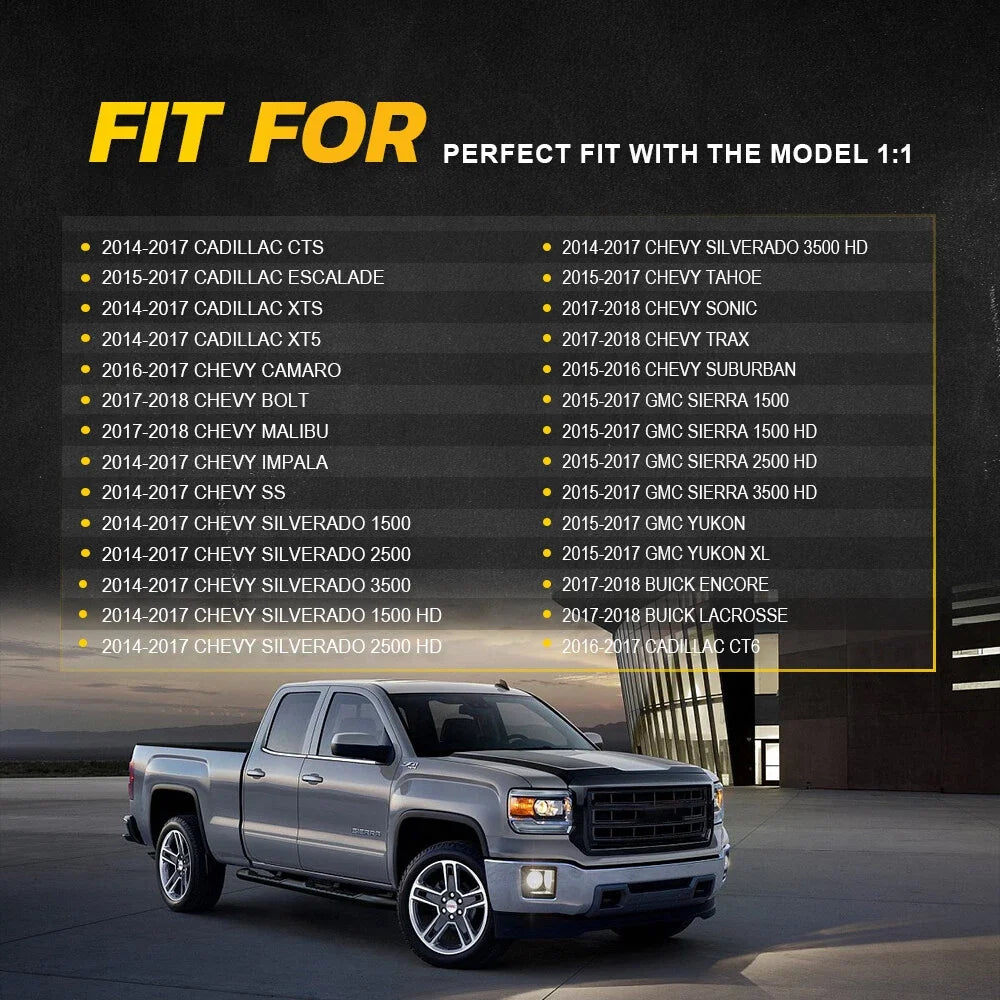 Set of 4 Parking Assist Sensors for Chevy Silverado Cadillac GMC