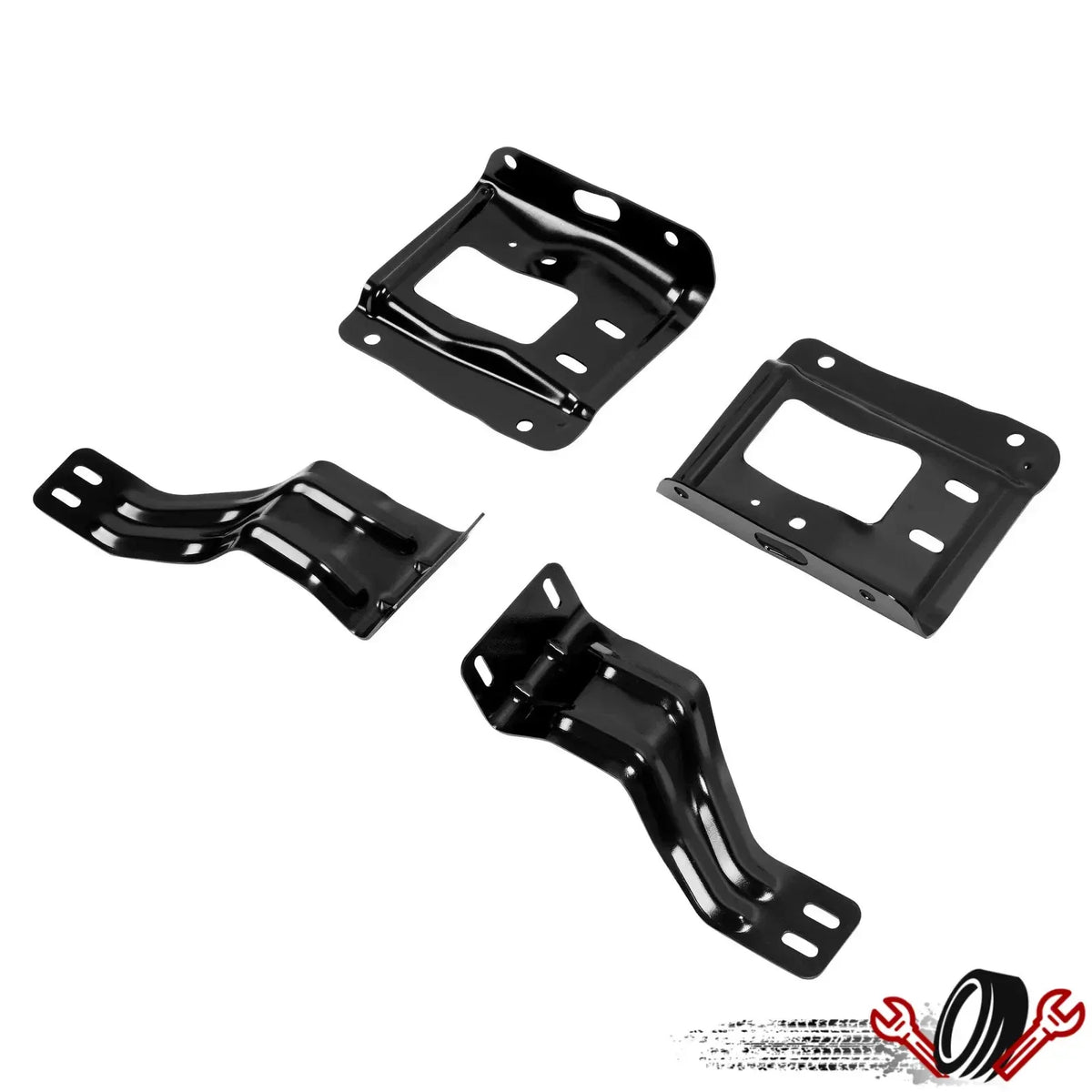 Set of 4 Front Bumper Brackets for Ford F-250 Super Duty (2011–2016)