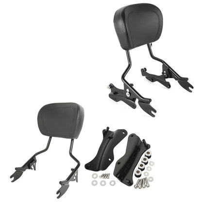 Backrest Sissybar with 4 Point Docking Kit for Harley Street Road Glide (2014–2025)