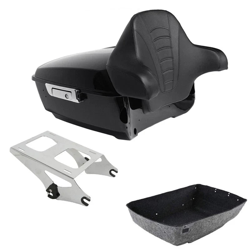 Chrome Mount Rack for Harley Touring Street Glide (2014–2026)