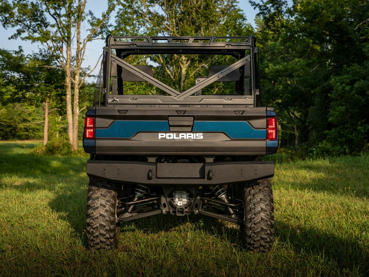 Heavy Duty Rear Winch Bumper for Polaris Ranger XP 1000 / Crew (2017–2023)