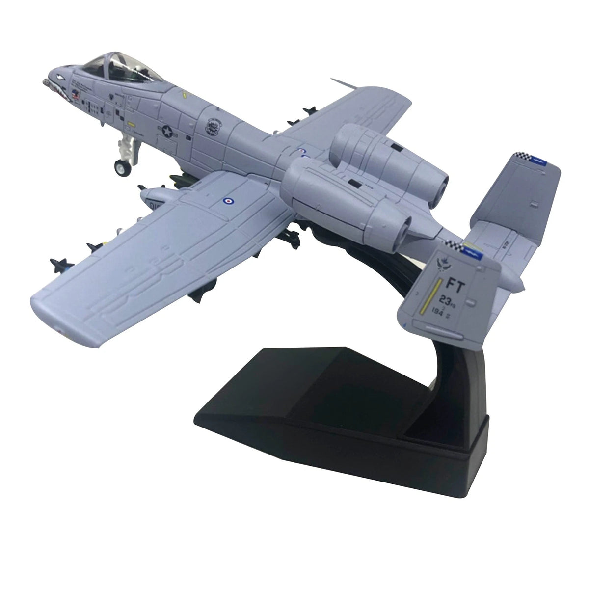 1/100 A-10 Thunderbolt II Fighter Alloy Model Plane Scene Gift