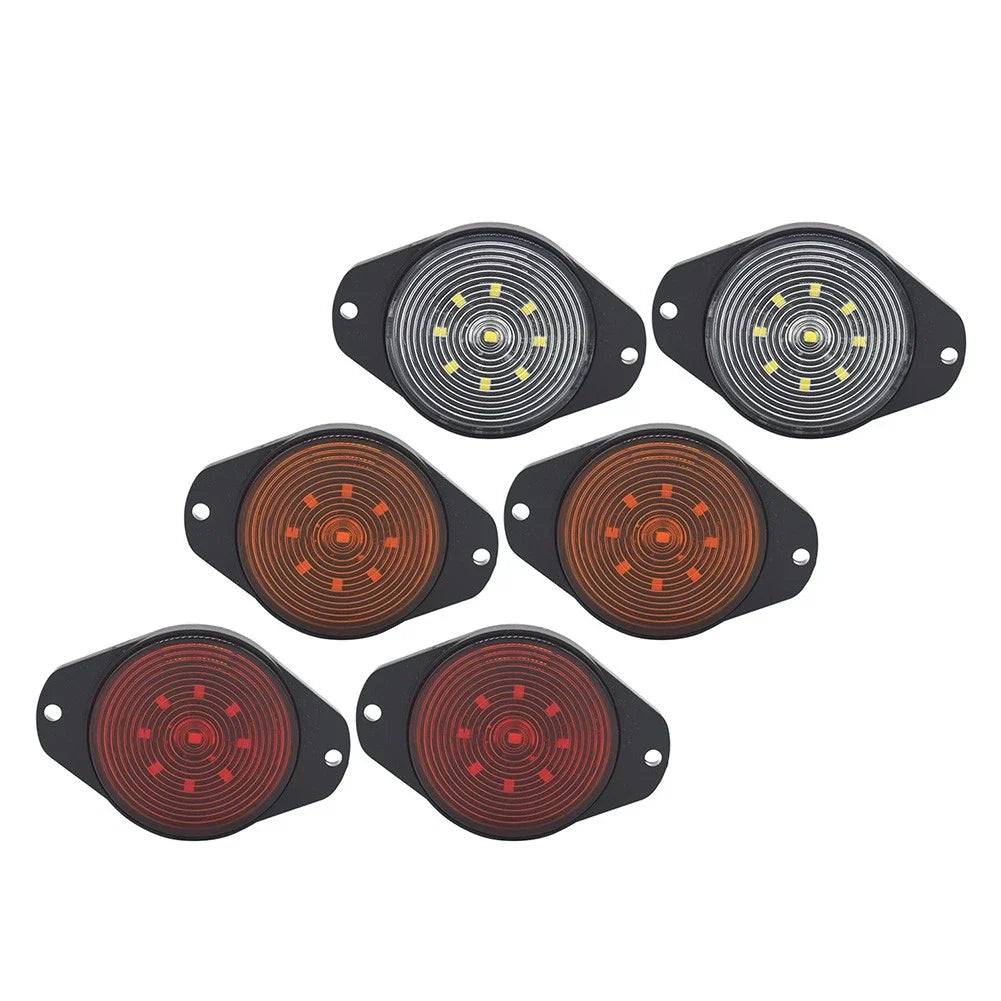9LED Side Marker Lamp for Car Truck Bus Trailer Lorry Tractor