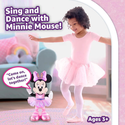 Butterfly Ballerina Minnie Mouse Plush Doll with Lights and Sounds