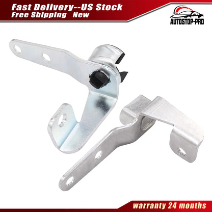 Set of 2 Silver Tailgate Hinges for Toyota Tundra (2007–2023) 661200C020, 66110-0C020