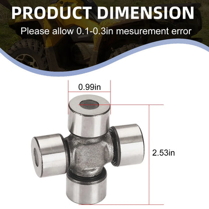 2 x Rear Drive Shaft U-Joint Kit for Can-Am Quest 500/650 (2002–2004)