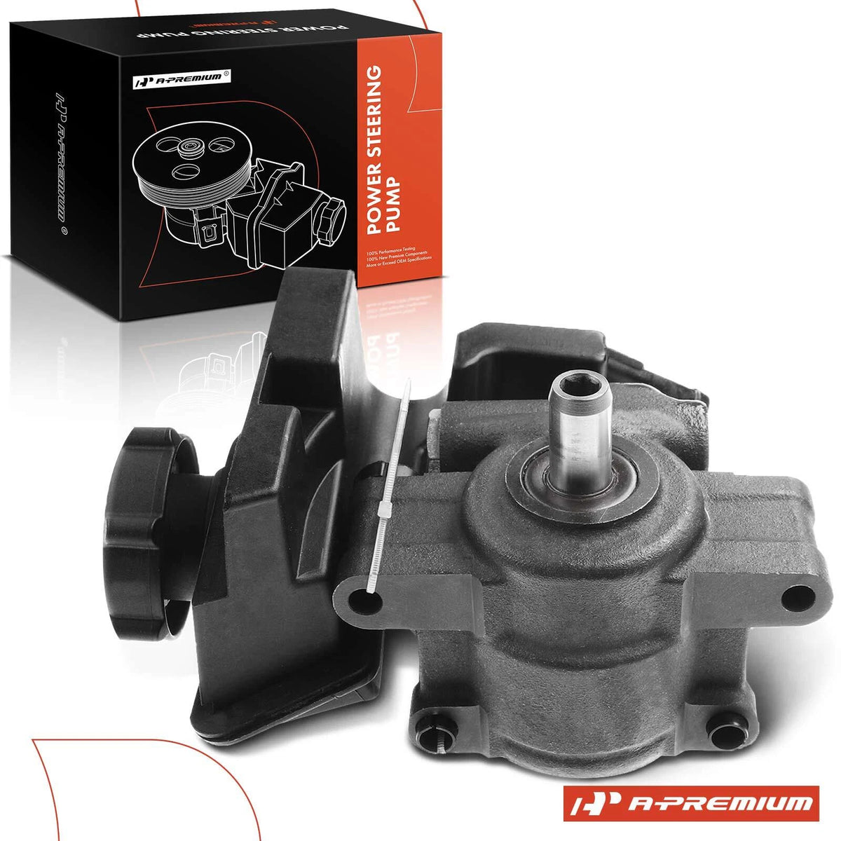 Power Steering Pump w/ Reservoir for Ford Focus (2006–2011) 6S4Z3A674A, 7S4Z3A674A, 20-74326