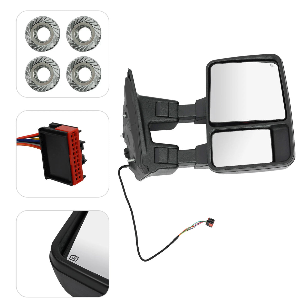 Right Side Telescoping Mirror Heat Signal for Ford (2008–2016) 7C3Z17682LB