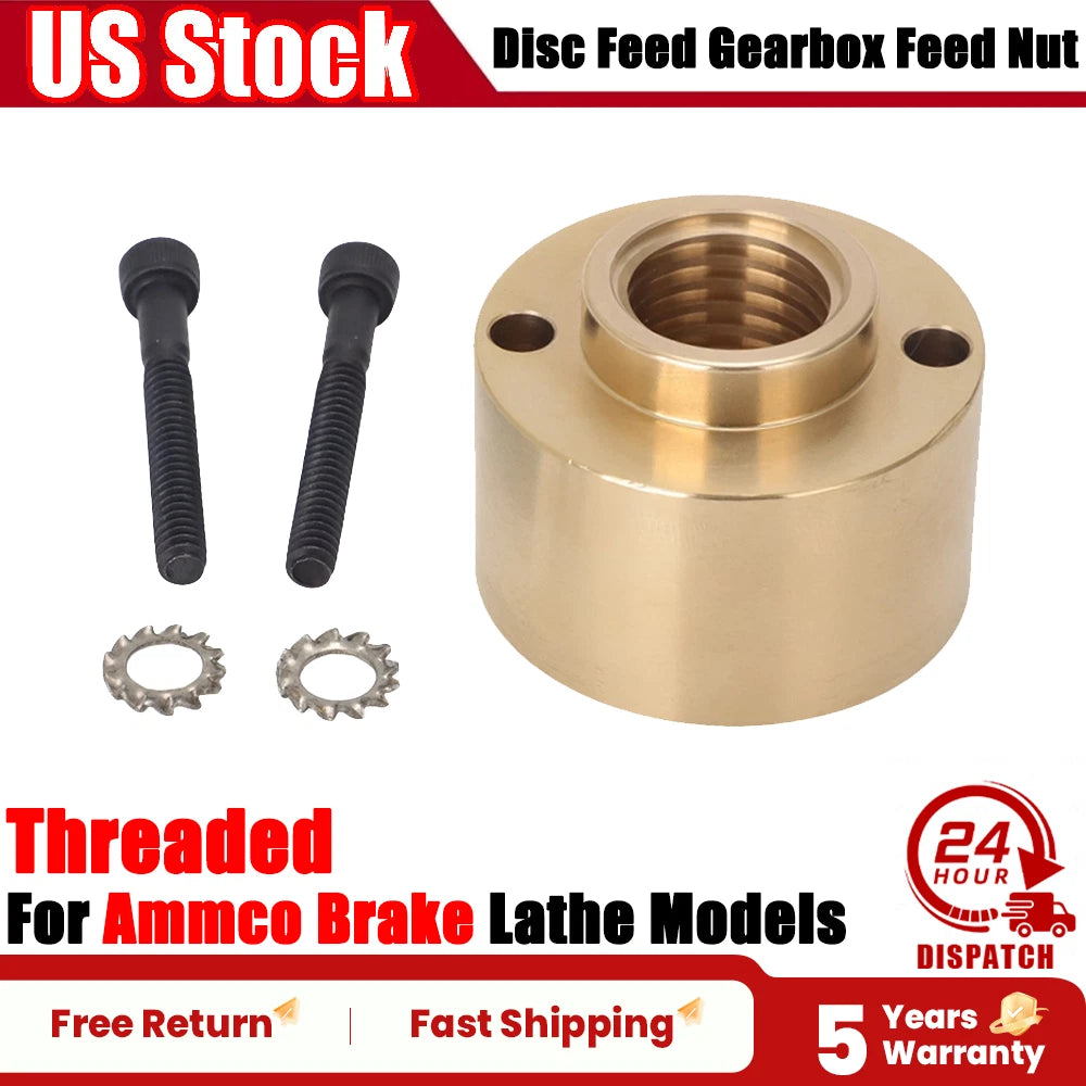 Disc Feed Gearbox Feed Nut for Ammco Brake Lathe (28529)