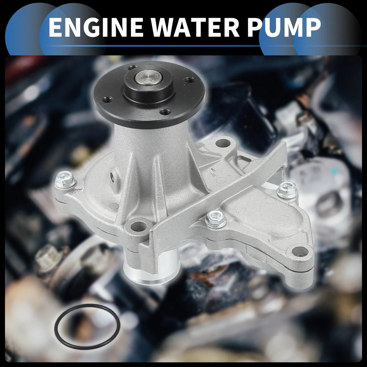 Water Pump for Toyota Corolla (1993–1997) No. 1611019135 with Rubber Ring Kit