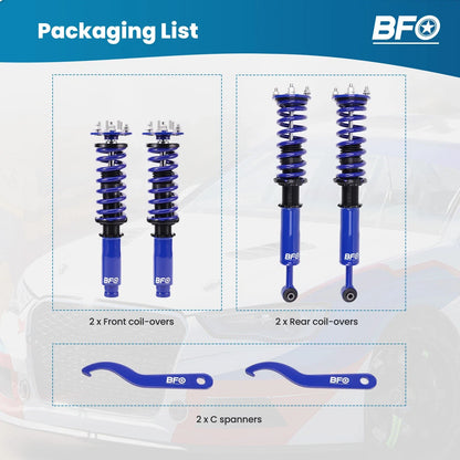 Coilovers Strut Kit for Honda Accord (2003–2007) - Shock Absorbers