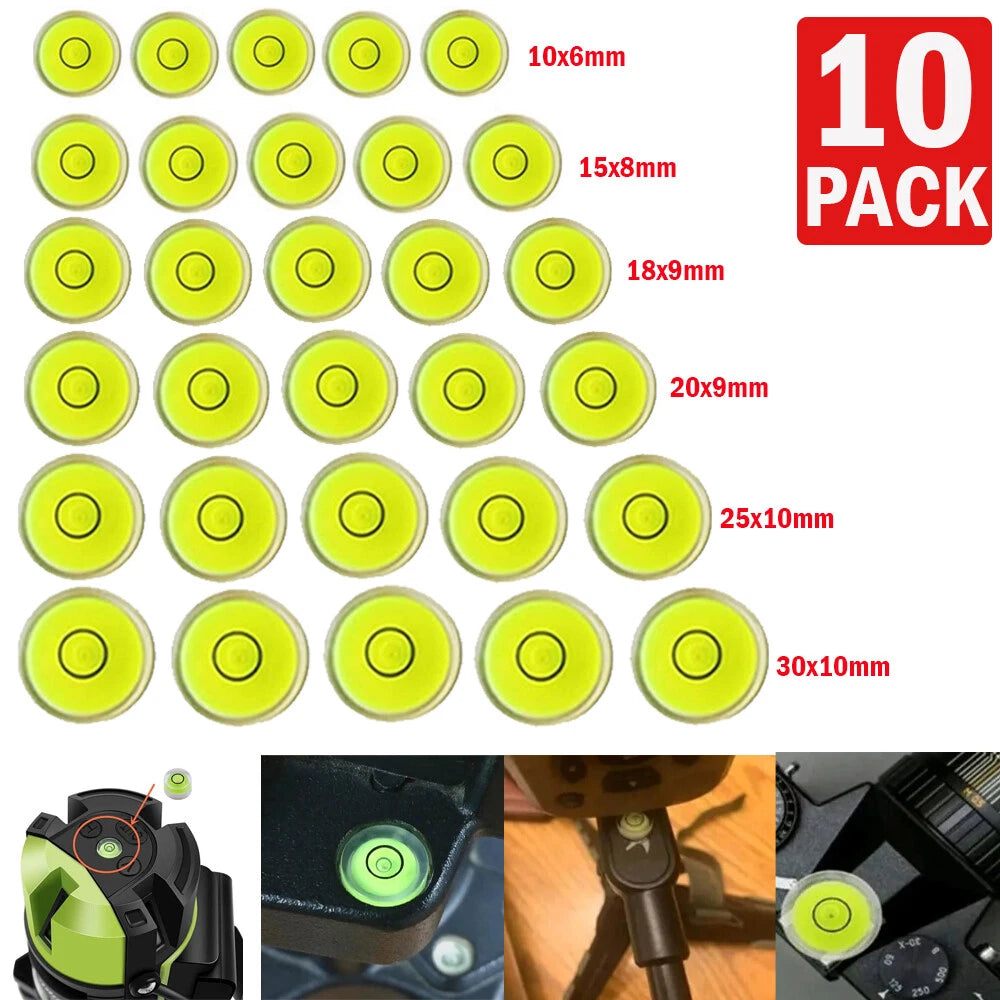 10PCS Mini Spirit Level Tool Kit for DIY Measuring