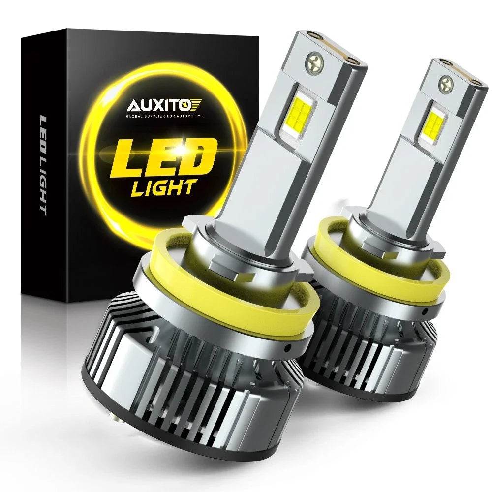 AUXITO H11 H8 LED Headlight Kit for Low Beam (6500K, 80000LM)