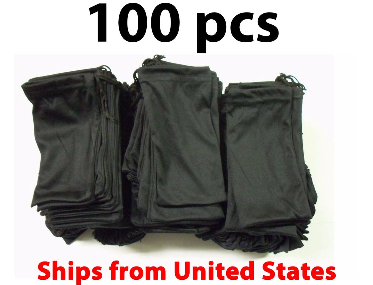 100x Micro Fiber Sunglasses Carrying Pouch Soft Case Glasses Bag