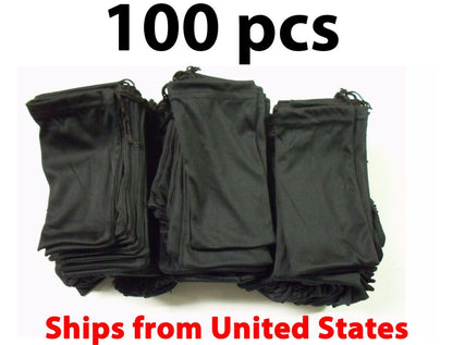 100x Micro Fiber Sunglasses Carrying Pouch Soft Case Glasses Bag