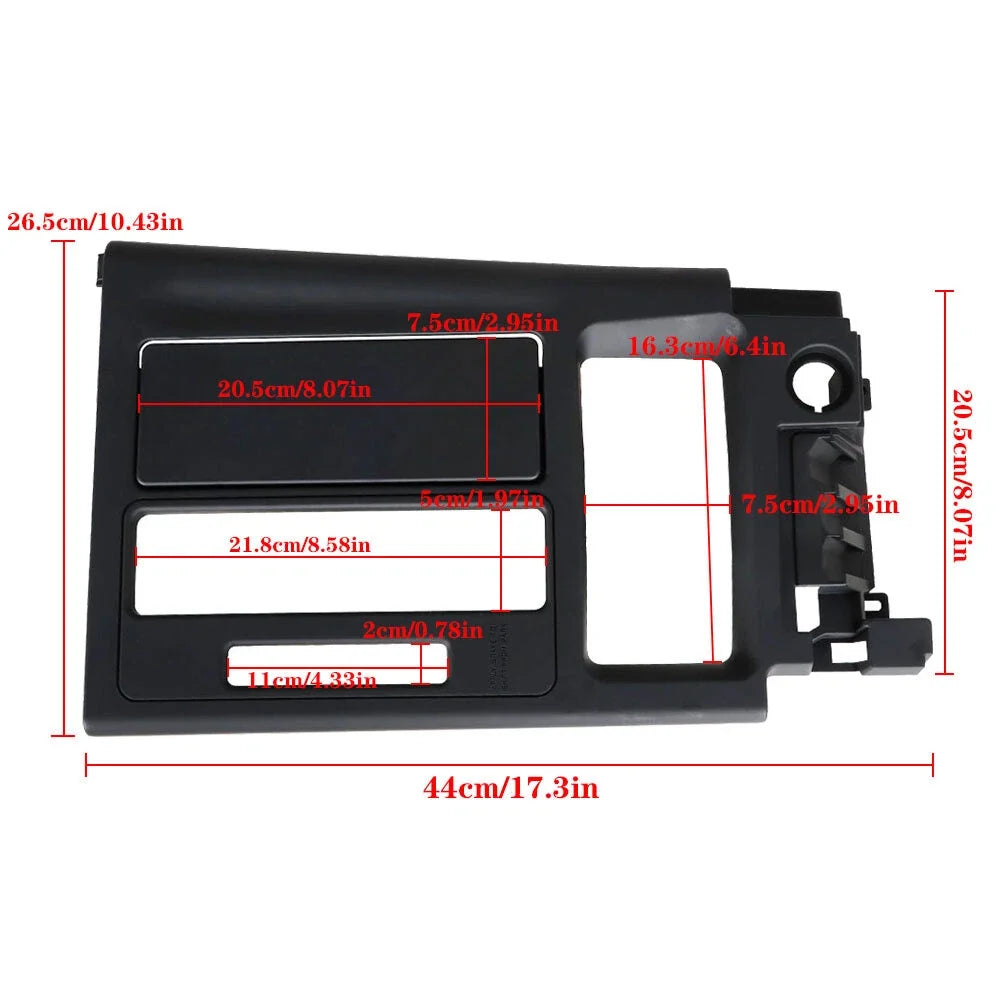 Change Gear Plate Console for Corvette C4 (1994–1996) Black